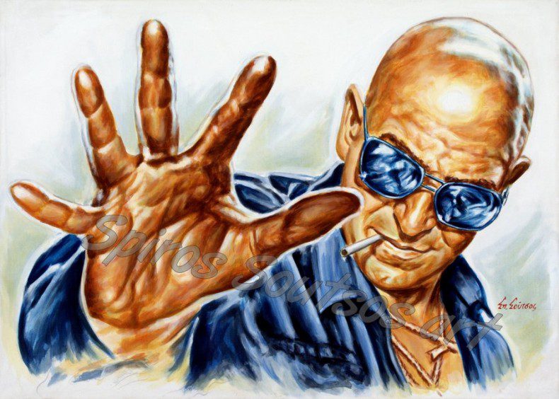 Telly_Savalas_painting_poster_portrait_killer_force