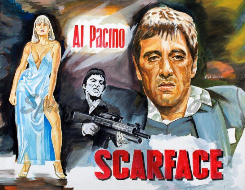 Scarface_painting_movie_poster_al_pacino_portrait