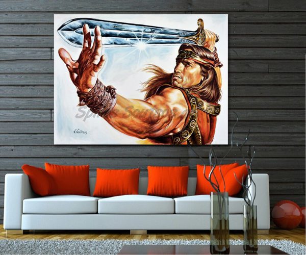 Conan_the_barbarian_painting_poster_arnold_scwharzenegger_portrait_sofa