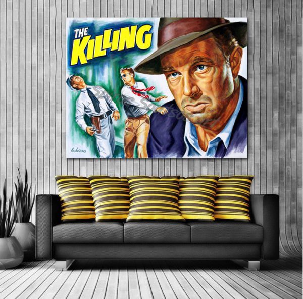 Sterling_Hayden_Killing_movie_poster_painting_painting_canvas_print