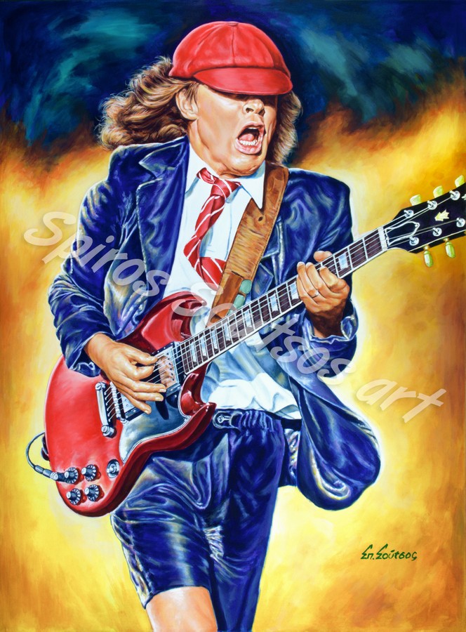 Angus_Young_ACDC_painting_portrait_poster_print_wall_art